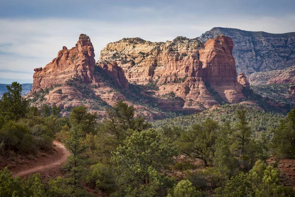 Scenic View Red Rock Formation Sedona Arizona — Stock Photo, Image