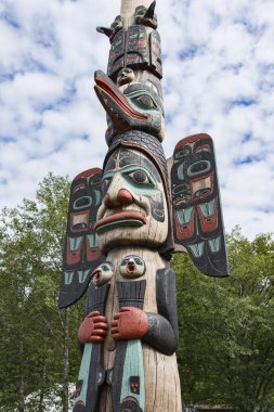 Süslü bir korkuluk Ketchikan, Alaska