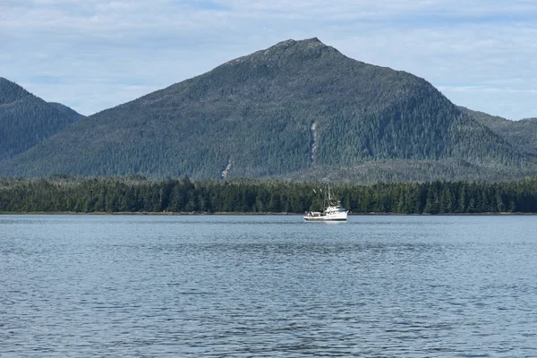 Barca Pesca Vicino Ketchikan Alaska — Foto Stock