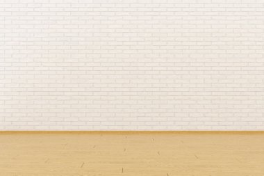 İtalyan sıva duvarlar ile modern boş iç