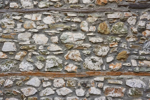 Камінь Будинку Стіни Старої Будинку Олімпійському Рив Єра Греція — стокове фото