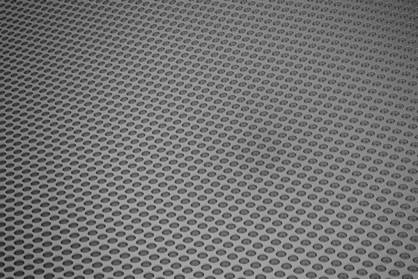 Abstract Background from metal sheet with holes. 3D illustration — Stock Photo, Image