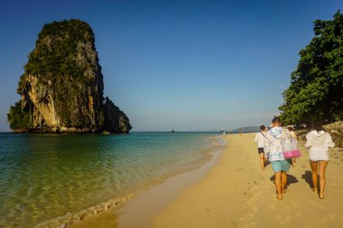 Deniz kenarı Tayland'da tatil yaz gün
