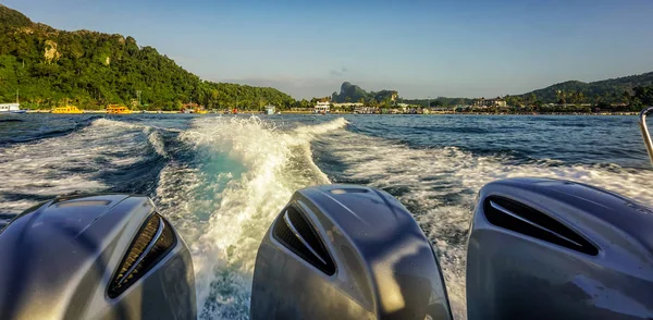 Gita Barca Sul Mare Costa Della Thailandia — Foto Stock