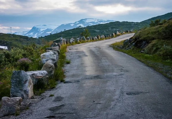 Путешествие Норвегию Горы Реки Озера Долины — стоковое фото