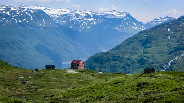 Utazás Norvégia Hegyek Folyók Tavak Völgyek — Stock Fotó