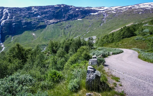 Путешествие Норвегию Горы Реки Озера Долины — стоковое фото