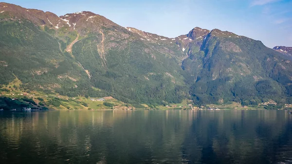 前往挪威 湖泊和山谷 — 图库照片