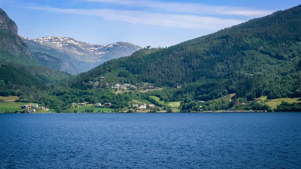 Anreise Nach Norwegen Berge Flüsse Seen Und Fjorde — Stockfoto