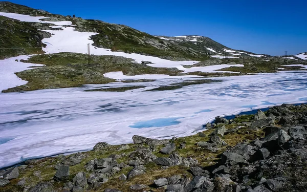 Cestujeme Norska Horská Jezera Údolí — Stock fotografie