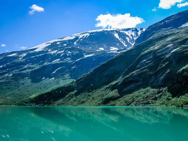 Anreise Nach Norwegen Bergseen Und Fjorde — Stockfoto