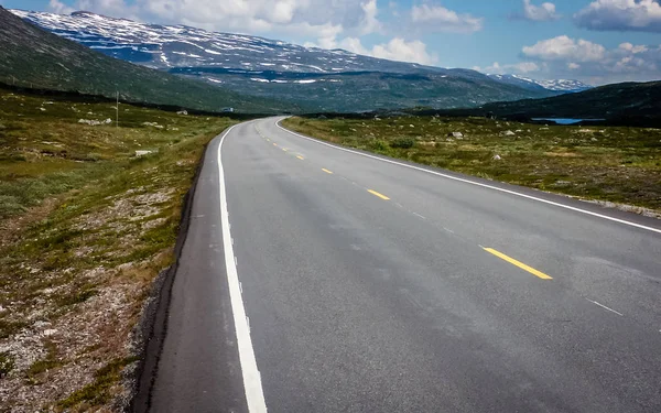 Bella Natura Norvegese Montagne Strade — Foto Stock