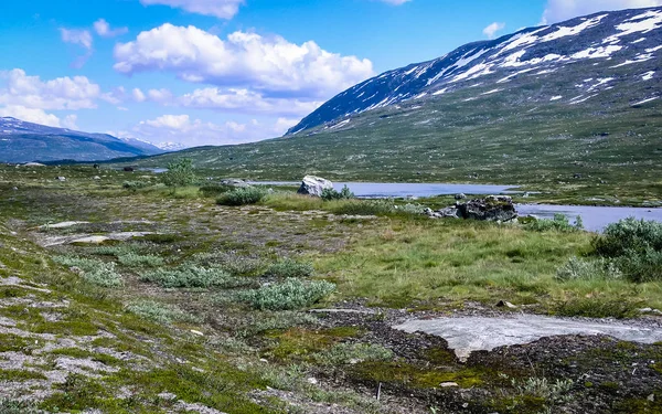 Norveç Seyahat Dağlar Nehirler Göller Vadiler — Stok fotoğraf