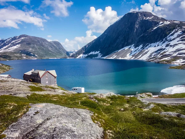 Anreise Nach Norwegen Berge Flüsse Seen Fjorde Und Täler Das — Stockfoto
