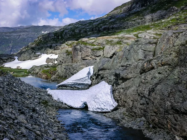 Travelling Norway Mountains Rivers Lakes Valleys — Stock Photo, Image