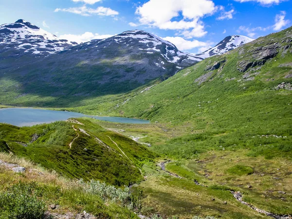 Anreise Nach Norwegen Berge Flüsse Seen Und Täler — Stockfoto