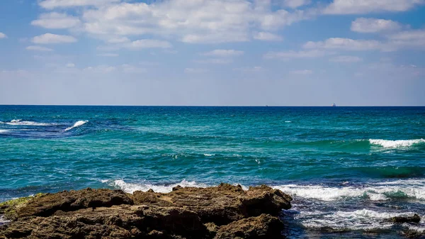 Středomořské pobřeží Izraele — Stock fotografie