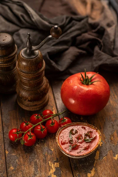 토마토와 토마토 — 스톡 사진