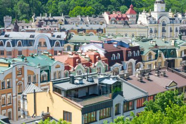 Şaşırtıcı görünümü Vozdvizhenka, Podol, Kiev, Ukrayna 