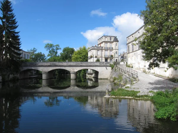 Río Seugne Jonzac Charente Maritime —  Fotos de Stock