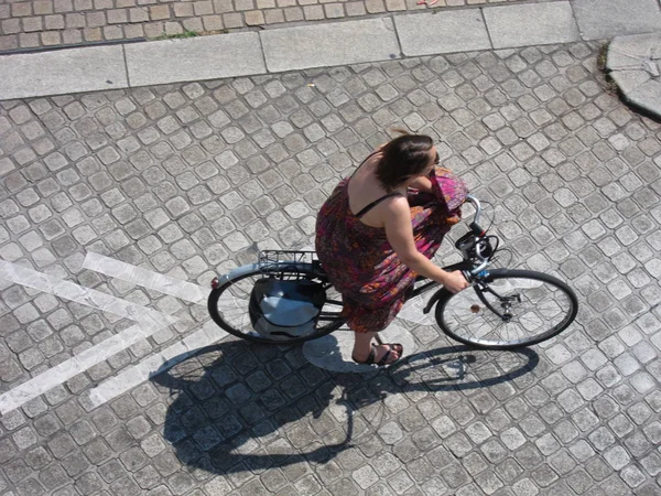 Nantes France Julio 2018 Ciclismo Aglomeración Nantes — Foto de Stock