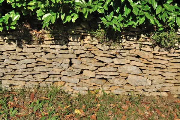 Solid Wall Made Stone — Stock Photo, Image