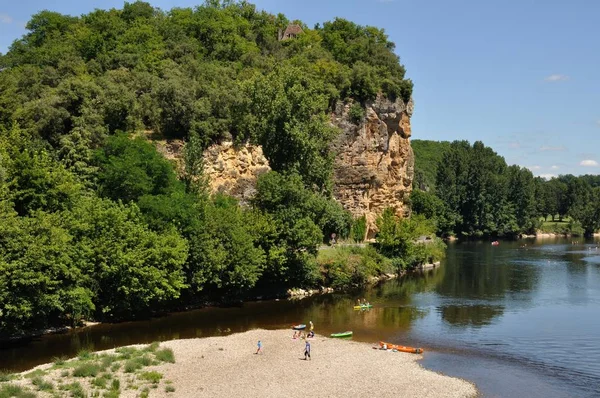 De rivier Dordogne — Stockfoto