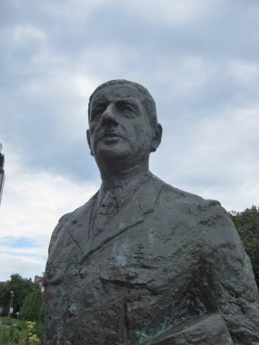 Nantes'taki General de Gaulle Heykeli