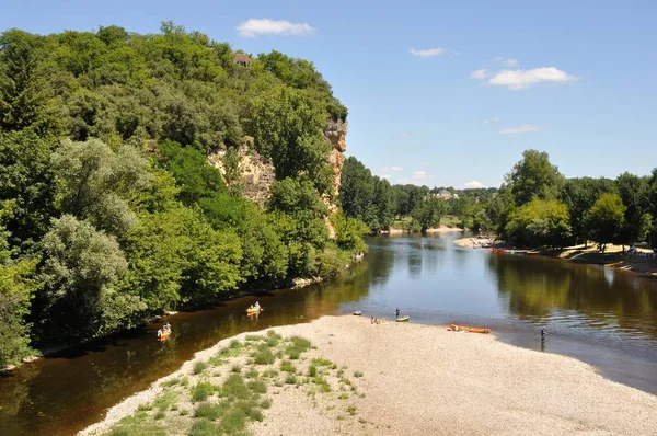 Dordogne floden — Stockfoto