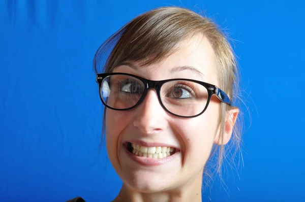 Teen making a funny face — Stock Photo, Image