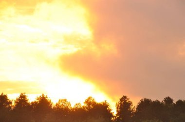 İngiltere 'de Plerin' de günbatımı