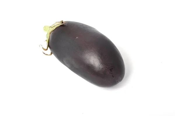 Aubergine Sur Fond Blanc — Photo