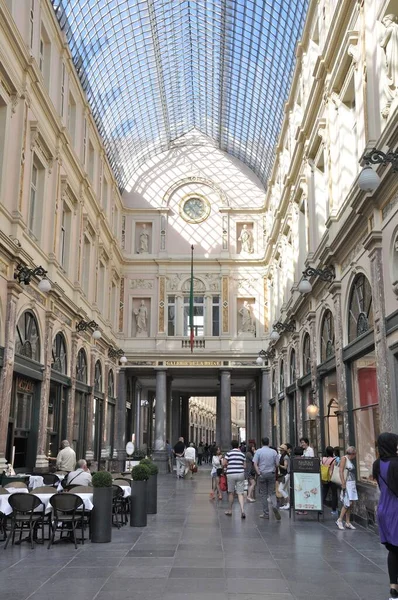 Brüssel Belgien Juli 2014 Galeries Royales Saint Hubertbrüssel — Stockfoto