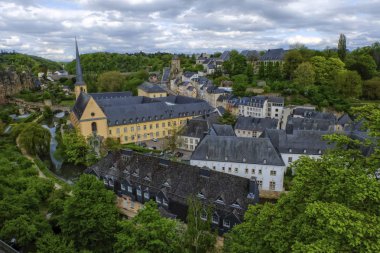 Üstten Old Town Lüksemburg City
