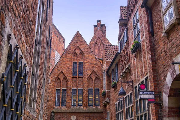 Edificios históricos de la ciudad vieja en Bremen, Alemania —  Fotos de Stock