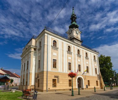 Kezmarok 'taki Townhall, Spis bölgesi, Slovakya