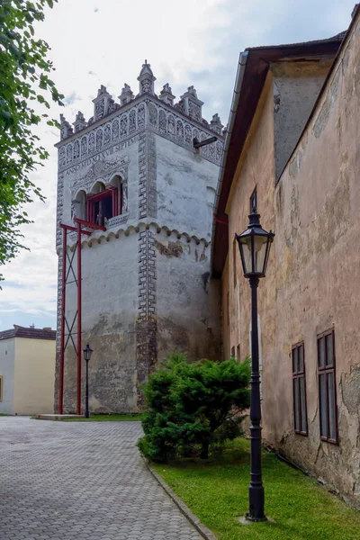 Blick auf den Renaissance-Glockenturm in Kezmarok, Slowakei — Stockfoto