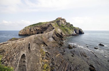 San Juan de Gaztelugatxe, Bilbao, Bask Ülkesi. İspanya