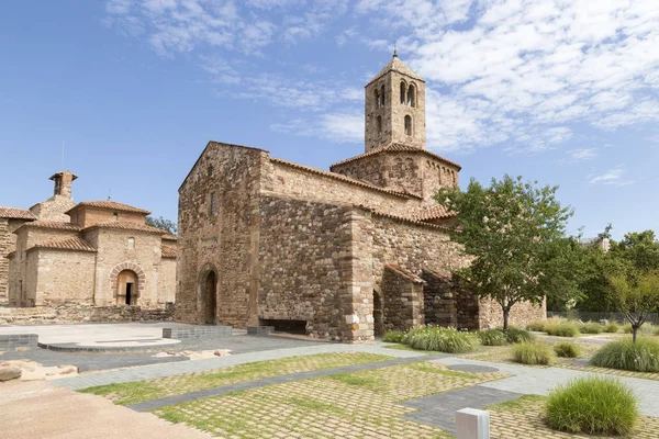 Románský kostel Santa Maria, Terrassa, Katalánsko, Španělsko — Stock fotografie