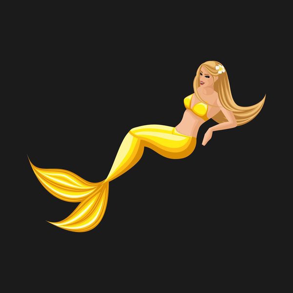 Isometry girl mermaid, serena, beautiful, sweet, fairy-tale character, long hair, tail, sea inhabitant