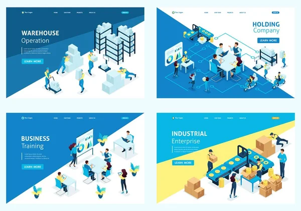 İzometrik açılış sayfası ayarla