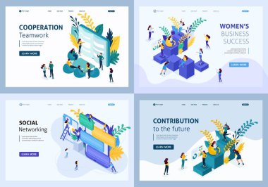 İzometrik açılış sayfası ayarla