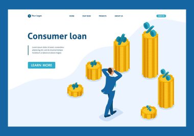 İzometrik adam krediler ve oranları tutarlarında görünüyor