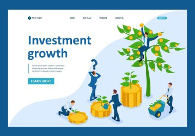 İzometrik işadamları yatırım