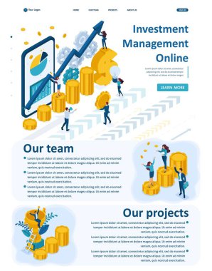 İzometrik online yatırım yönetme