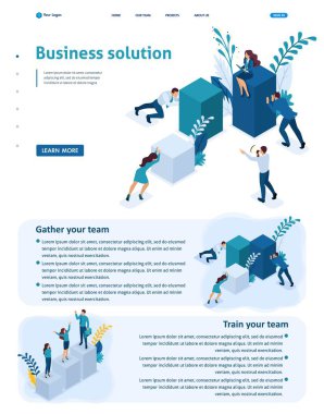 Çözüm Oluşturmaya Çalışan Izometrik Çalışanlar