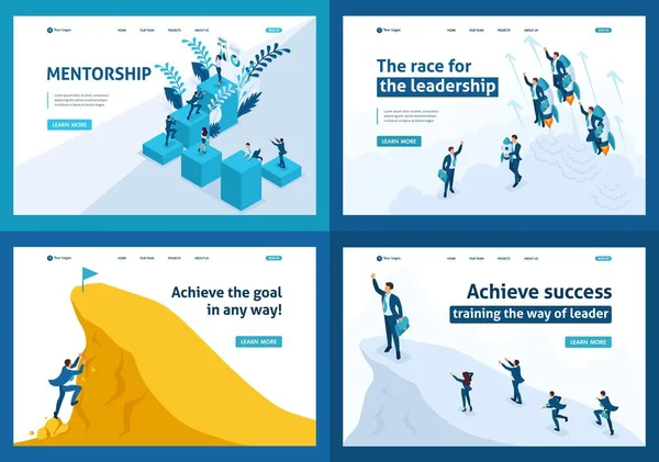 Leadership izometric, Motivație, Mișcarea Obiectivelor — Vector de stoc