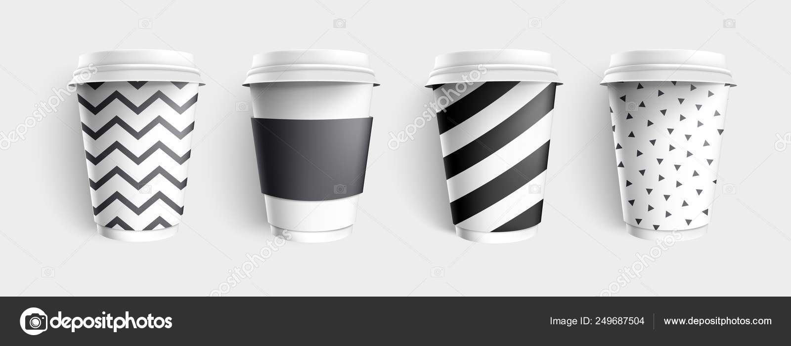 grey paper cups