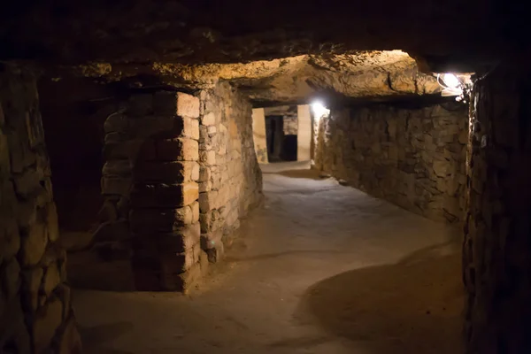 Tunnels Des Catacombes Souterraines Odessa — Photo