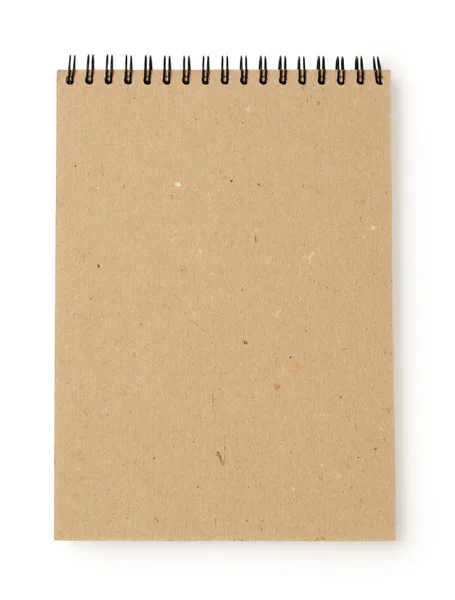 Notepad isolated on white background — Stock Photo, Image